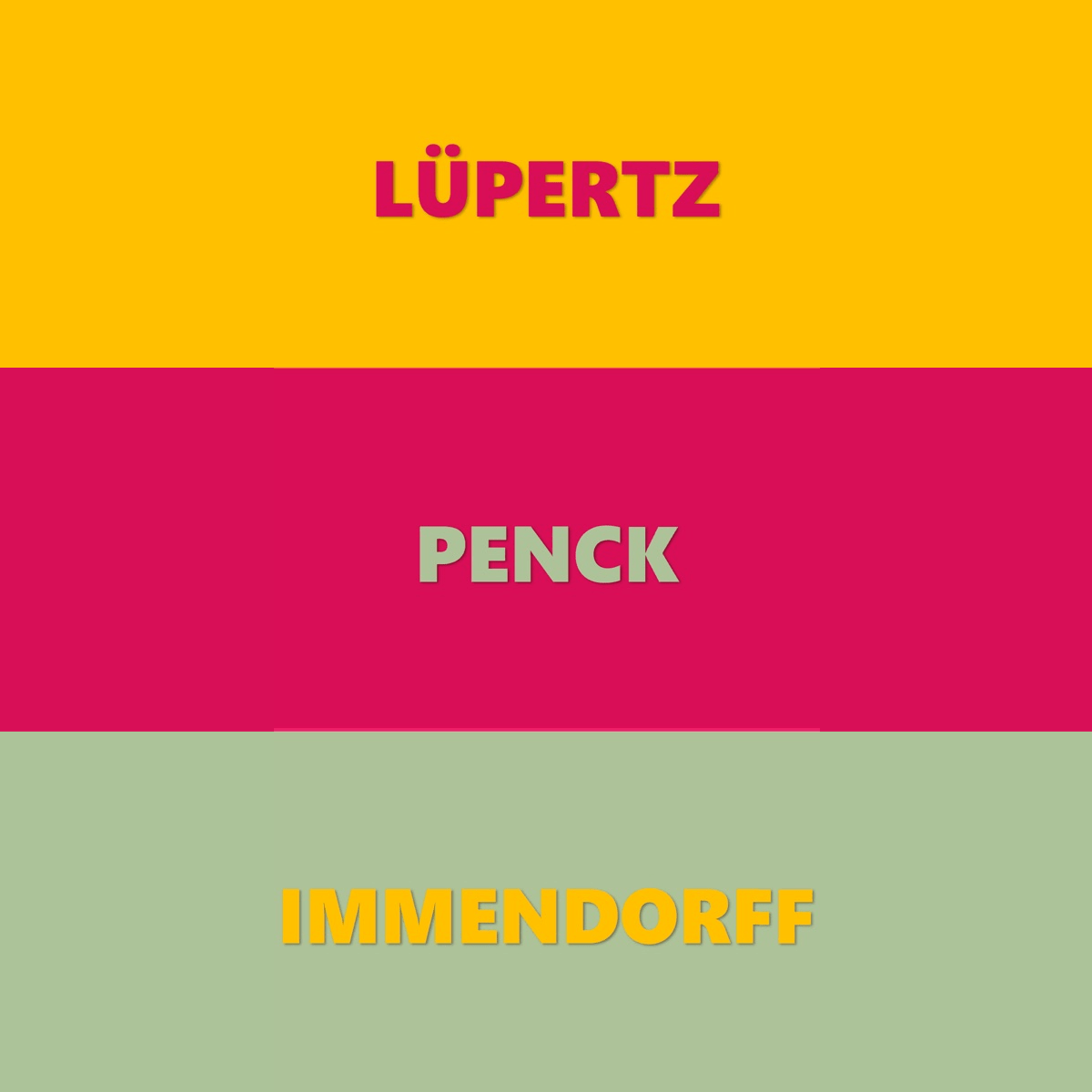 Vernissage: LÜPERTZ – PENCK – IMMENDORFF