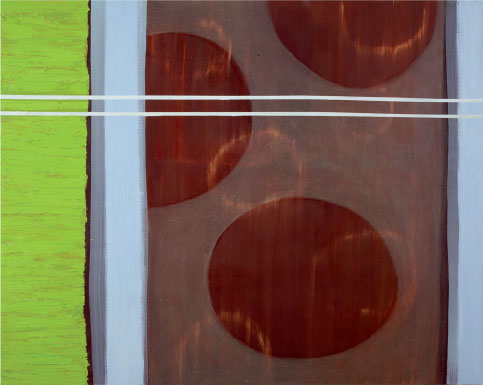 Kunsthaus Ratingen – Malerei: Sybille Hassinger – 2010, 150 x 190 cm, Ölfarbe auf Leinwand